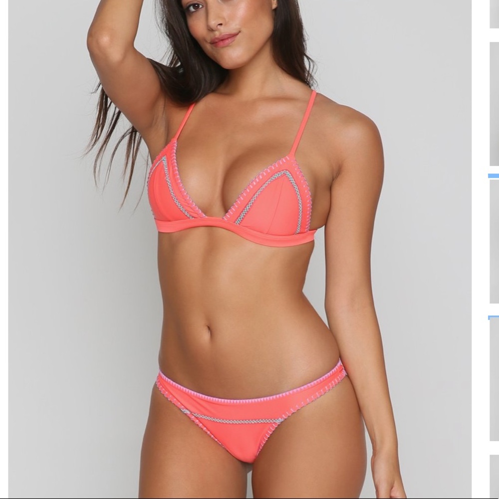 Ellejay Diane Bikini bottoms in cocktail pink